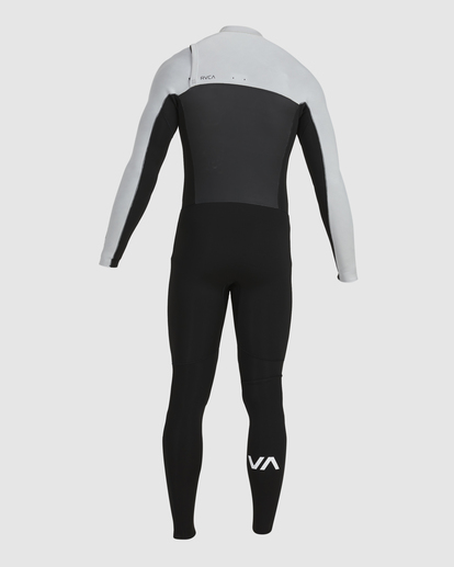 3 3/2 Balance Chest Zip Fullsuit Grey AVYW100100 RVCA