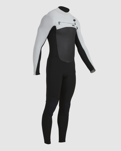 5 3/2 Balance Chest Zip Fullsuit Grey AVYW100100 RVCA