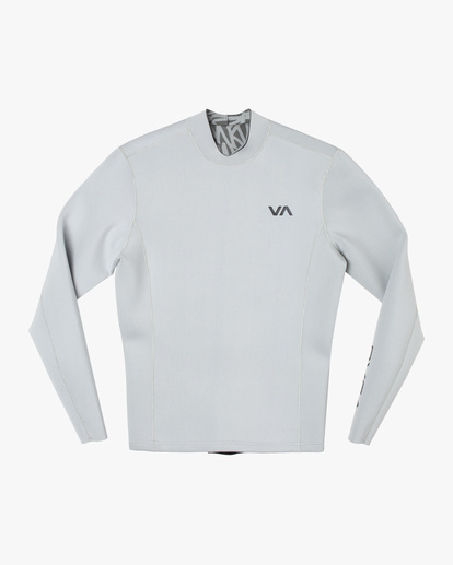 0 2mm Balance Back Zip Wetsuit Jacket Grey AVYW800103 RVCA
