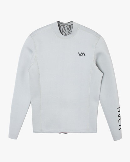2 2mm Balance Back Zip Wetsuit Jacket Grey AVYW800103 RVCA