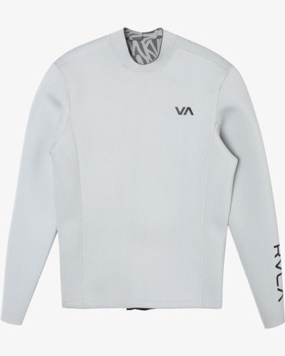 3 2mm Balance Back Zip Wetsuit Jacket Grey AVYW800103 RVCA