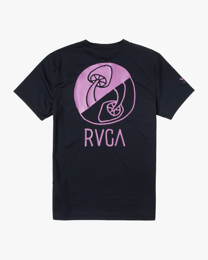 1 RVCA Ander Short Sleeve Rashguard Black AVYWR00116 RVCA