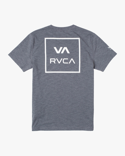 1 RVCA Short Sleeve Rashguard Grey AVYWR00118 RVCA