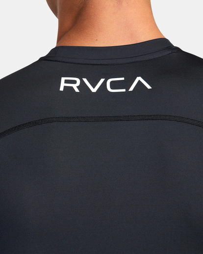5 VA Sport Short Sleeve Rashguard Black AVYWR00127 RVCA