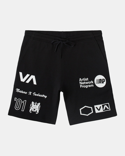 0 Sport Elastic Waist Walkshorts IV 19" Black AVYWS00135 RVCA