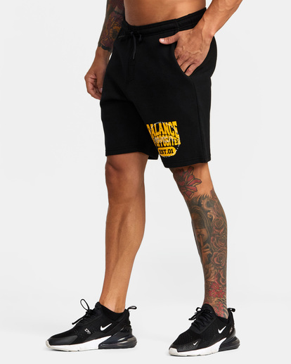 3 Sport Elastic Waist Walkshorts IV 19" Brown AVYWS00135 RVCA