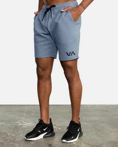 4 Sport Elastic Waist Walkshorts IV 19" Blue AVYWS00135 RVCA