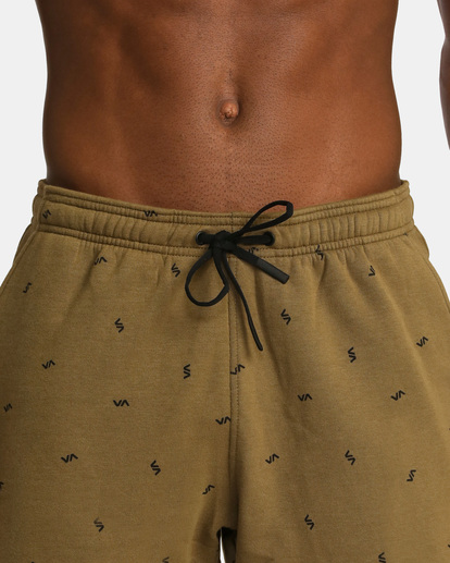 9 Sport Elastic Walkshorts IV 19" Brown AVYWS00135 RVCA