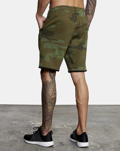 4 Sport Elastic Waist Walkshorts IV 19" Green AVYWS00135 RVCA