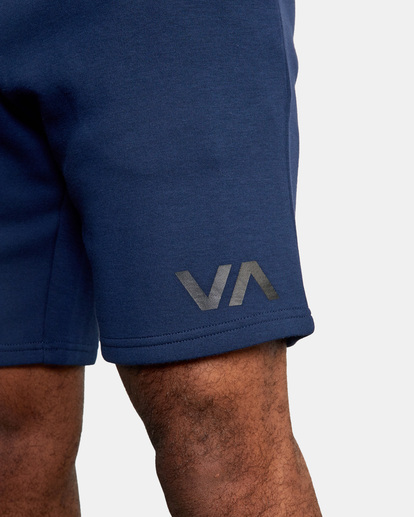3 Sport Elastic Waist Walkshorts IV 19" Blue AVYWS00135 RVCA