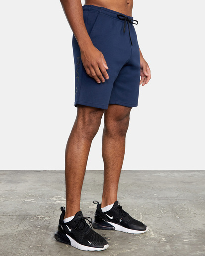 6 Sport Elastic Waist Walkshorts IV 19" Blue AVYWS00135 RVCA