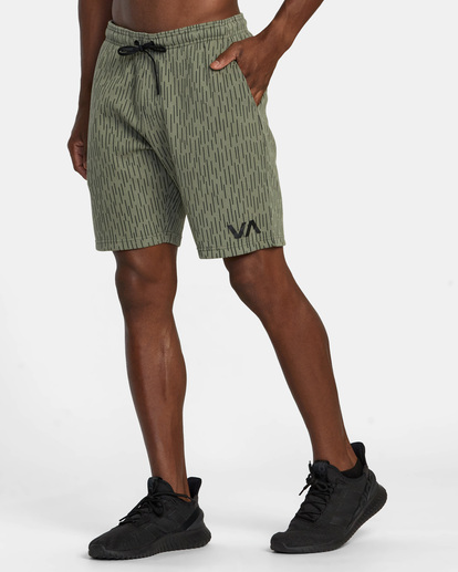 3 Sport Elastic Waist Walkshorts IV 19" Beige AVYWS00135 RVCA