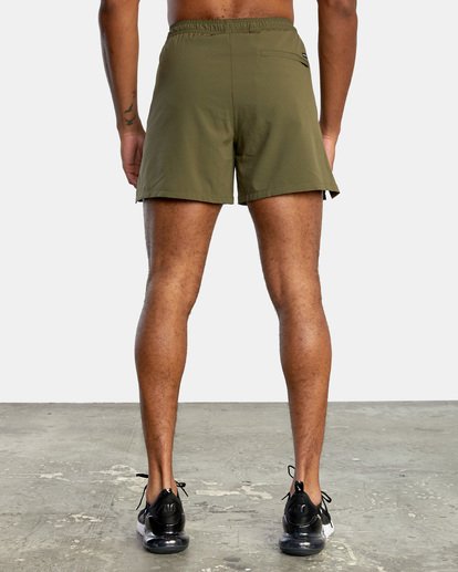 3 Yogger Jogger Lined Shorts 15" Green AVYWS00139 RVCA