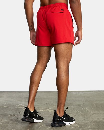 6 Yogger Elastic Shorts 15" Red AVYWS00140 RVCA