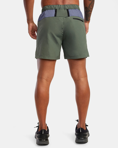 2 Outsider Packable Elastic Walkshorts 17" Green AVYWS00147 RVCA