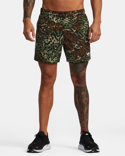 0 Outsider Packable Elastic Walkshorts 17" Green AVYWS00147 RVCA