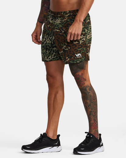 3 Outsider Packable Elastic Walkshorts 17" Green AVYWS00147 RVCA