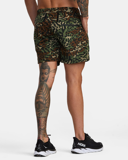 4 Outsider Packable Elastic Walkshorts 17" Green AVYWS00147 RVCA