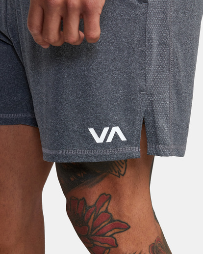 2 Sport Vent Elastic Running Shorts 16" Brown AVYWS00148 RVCA