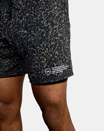4 VA SPORT | SPORT VENT RUNNING SHORTS 15"  AVYWS00148 RVCA