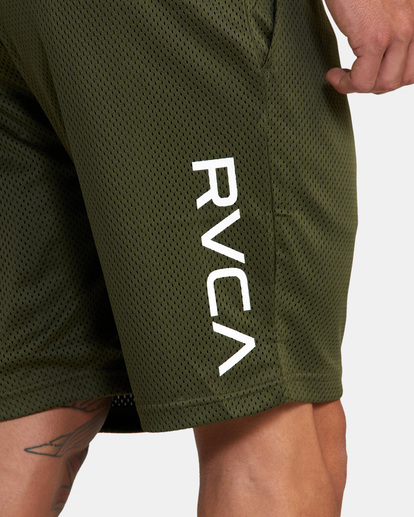 9 VA Mesh Elastic Walkshorts II 19" Green AVYWS00158 RVCA