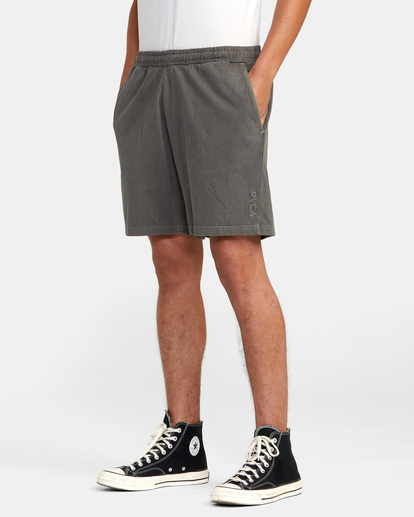 4 RVCA 18" - Short Elástico para Hombre Negro AVYWS00163 RVCA