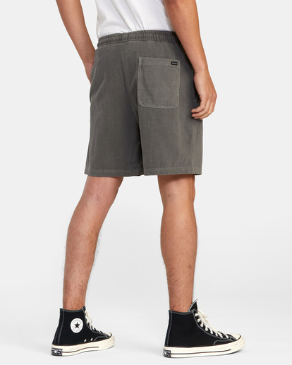 5 RVCA 18" - Short Elástico para Hombre Negro AVYWS00163 RVCA