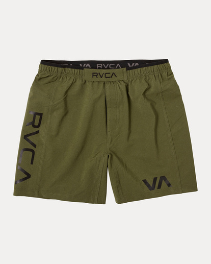 0 Grappler Elastic Walkshorts 17" Green AVYWS00173 RVCA