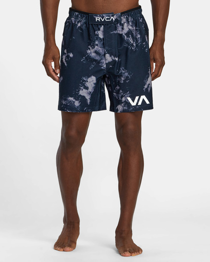 0 Grappler Elastic Waist Walkshorts 17" Black AVYWS00173 RVCA