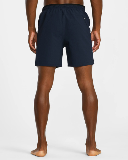 1 Grappler Elastic Walkshorts 17" Blue AVYWS00173 RVCA