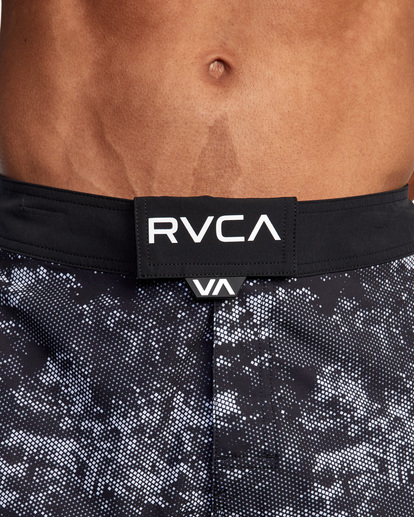 8 Fight Scrapper Elastic Waist Walkshorts 15" Blue AVYWS00174 RVCA