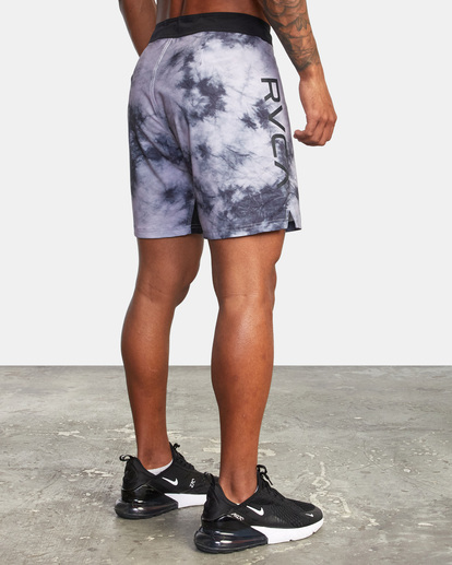 5 Fight Scrapper Elastic Waist Walkshorts 15" Black AVYWS00174 RVCA