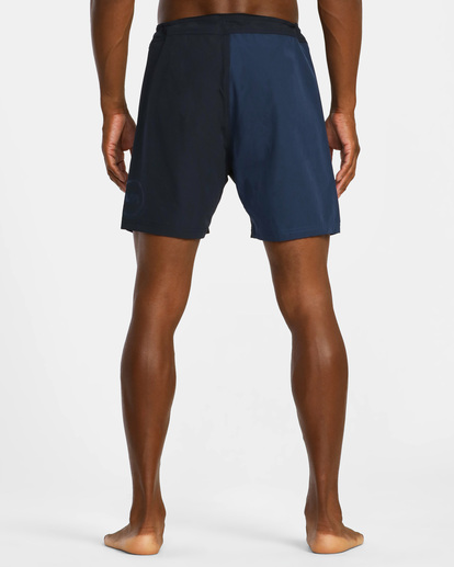 2 Fight Scrapper Elastic Walkshorts 15" Blue AVYWS00174 RVCA