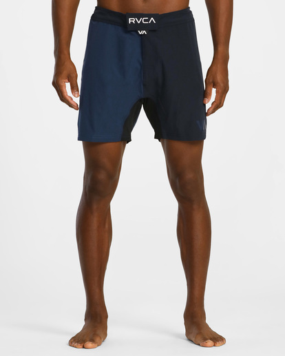 1 Fight Scrapper Elastic Walkshorts 15" Blue AVYWS00174 RVCA