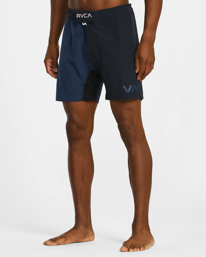 4 Fight Scrapper Elastic Walkshorts 15" Blue AVYWS00174 RVCA