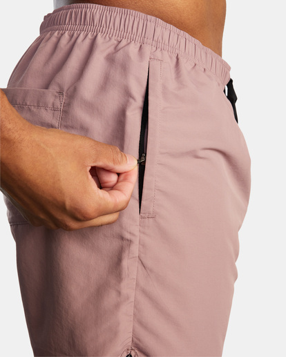 7 Outsider Basecamp Elastic Walkshorts 16" Purple AVYWS00187 RVCA