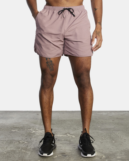1 Outsider Basecamp Elastic Walkshorts 16" Purple AVYWS00187 RVCA