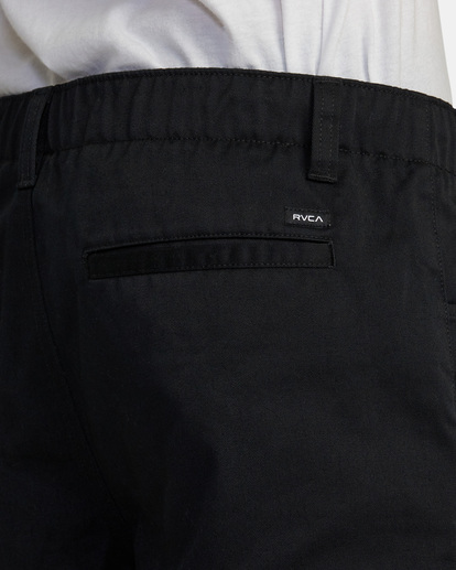 7 Recession Collection Americana - Elasticated Shorts for Men Black AVYWS00199 RVCA