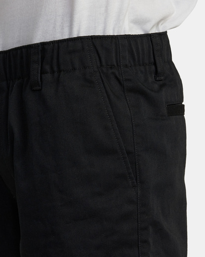 8 Recession Collection Americana - Elasticated Shorts for Men Black AVYWS00199 RVCA