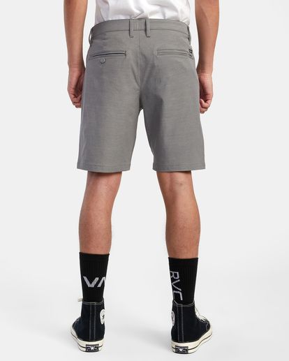 2 Back In Hybrid Walkshorts 19" Grey AVYWS00209 RVCA