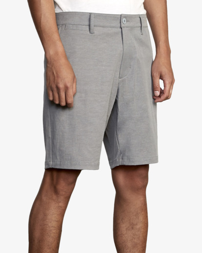 7 Back In Hybrid Walkshorts 19" Grey AVYWS00209 RVCA