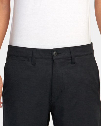 8 Back In Hybrid Walkshorts 19" Black AVYWS00209 RVCA
