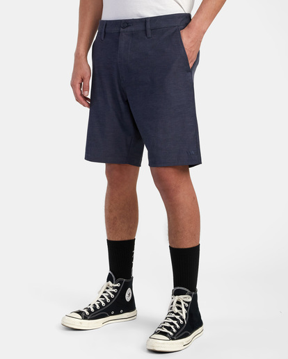 4 Back In Hybrid Walkshorts 19" Blue AVYWS00209 RVCA