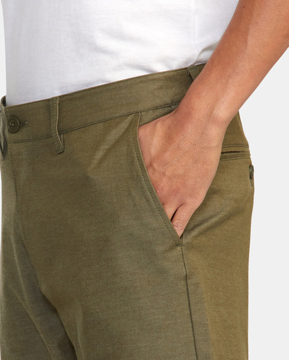 8 Back In Hybrid Walkshorts 19" Green AVYWS00209 RVCA