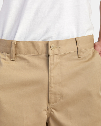 8 Recession Collection Americana - Short pour Homme Beige AVYWS00222 RVCA