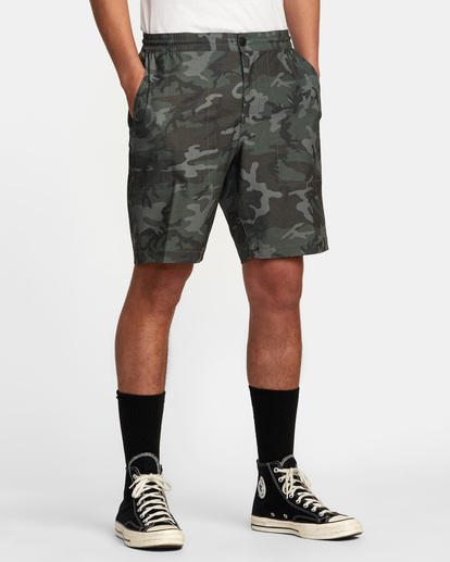 4 All Time Hemp Hybrid 19" Shorts Brown AVYWS00233 RVCA