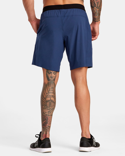 2 Yogger Plus 18" Training Shorts Blue AVYWS00234 RVCA