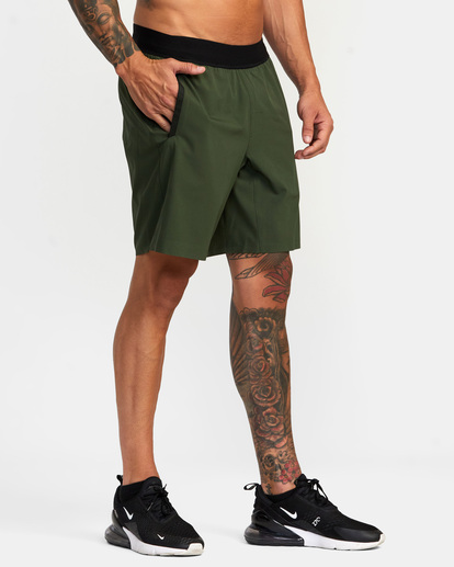 5 Yogger Plus 18" Training Shorts Brown AVYWS00234 RVCA
