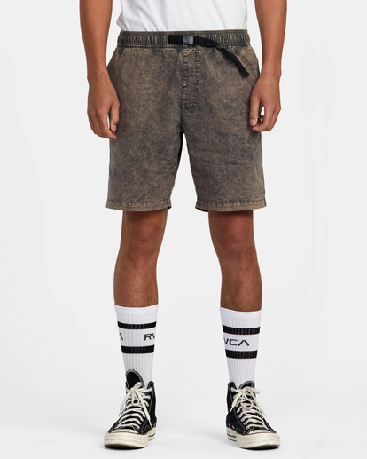 0 Civic Tropics Hybrid Boardshorts Black AVYWS00240 RVCA