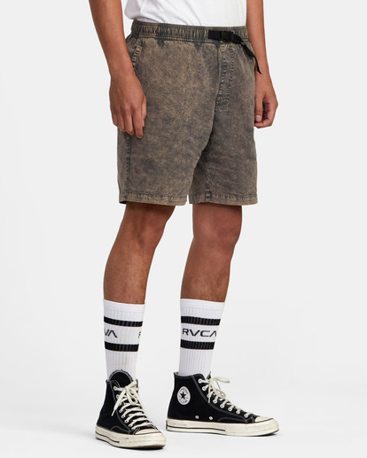 4 Civic Tropics Hybrid Boardshorts Black AVYWS00240 RVCA